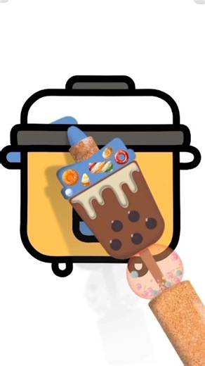 Coloring a Cute Trash Can ✨ Satisfying & Relaxing Art #shorts