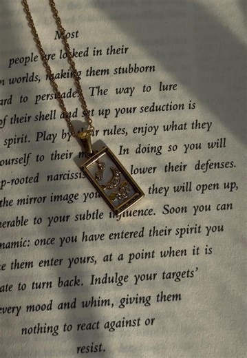 The Moon Tarot Card Necklace – Shadow Intuition & Feminine Mystery Pendant - Etsy