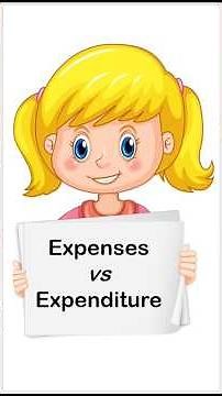 Expense vs. Expenditure