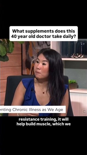 The supplements this 40 year old doctor actually takes daily