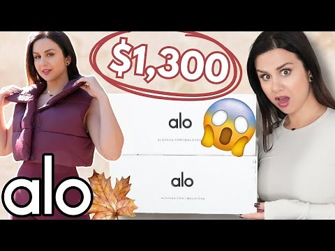 I SPENT $1,300 ON ALO YOGA... WAS IT WORTH IT? ALO YOGA TRY ON HAUL REVIEW
