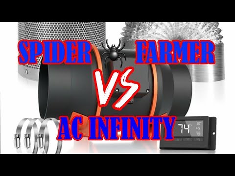 Spider Farmer Inline Duct Fan And Digital Controller VS AC Infinity (Are They That Similar)