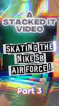 Skating the new Nike SB Air Force One! Part 3 #skateboarding #nikesb #airforce1 #review #foryou