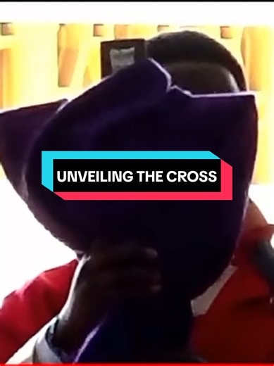 Unveiling of the Cross during the Good Friday liturgy. On Good Friday, the priest (or deacon) carries the covered cross in a solemn procession—usually stopping three times: at the back, the middle, and the front of the church. At each stop, part of the cross is uncovered while the priest proclaims, “Behold the wood of the Cross, on which hung the salvation of the world,” and the people respond, “Come, let us adore.” This gradual unveiling symbolizes how the mystery of Christ’s sacrifice is revea