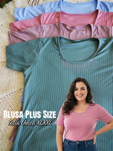 Blusa Plus Size 40 Bs ✨ Docena surtida 370 Bs ✨ 📲69.108.272 🇧🇴Envíos Nacionales #mujeres #emprendedoras #blusas #economicas #envios
