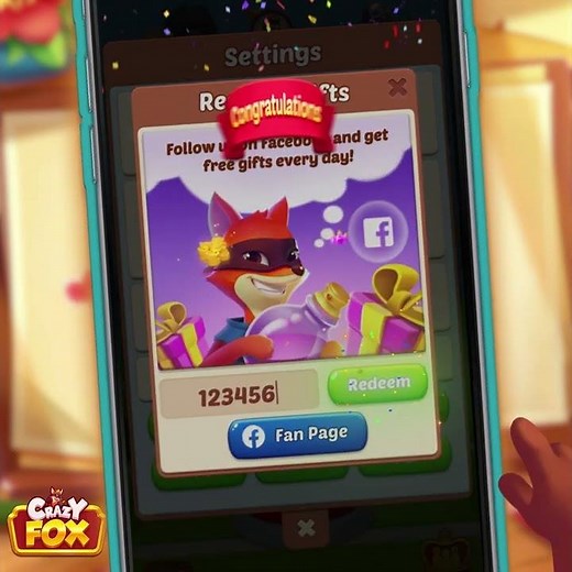 @Crazy Fox BIG WIN: How to Redeem Code