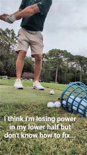 #golf lessons Range work. Block practice and random practice sessions Need help with lower half