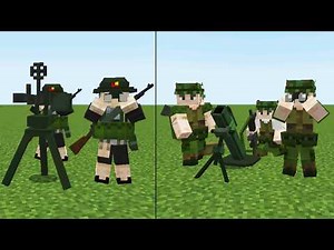 Platoon Addon – Military Vehicles & Soldiers in Minecraft (Showcase)