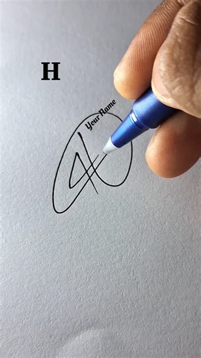 How to sign the letter h? ❤️ #shorts