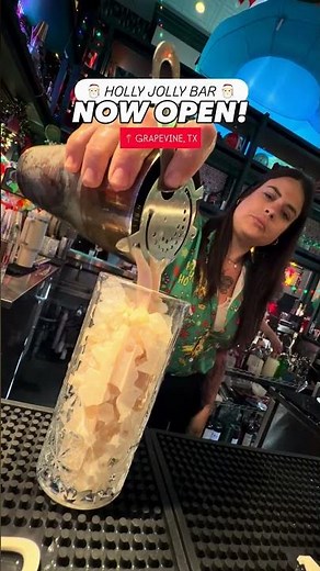 Inside the CHRISTMAS Bar that Just Opened in Grapevine, Texas for Christmas in July