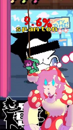 DELTARUNE CHAPTER 3 SECRET MINIGAME WITH SPAMTON AND TENNA!!