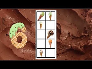 Ice Cream Cone Subitizing to 10