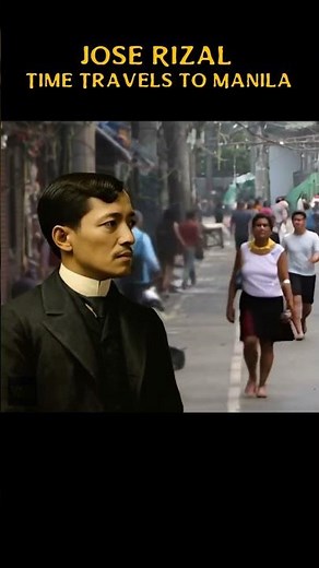 Jose Rizal time travels to Manila Part 1 #aivideo