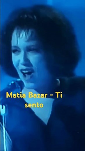 MATIA BAZAR (ANTONELLA RUGGERO) - TI SENTO (LIVE 1986) 💥 #matiabazar #canzoniitalianeanni708090 #yt
