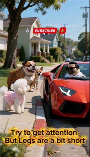 Epic Pug Lamborghini Fail 🤣 #pets #dog