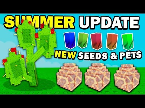 NEW SUMMER UPDATE SEEDS & PETS!! in Grow a Garden ROBLOX