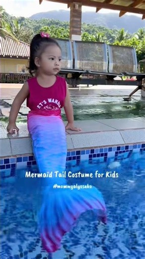 Mermaid Tail Costume for Kids Swimwear #mermaidtail #kidscostume #mermaidcostume