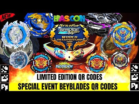 SPECIAL WBBA EDITION QR CODES | ALL SPECIAL EVENT BEYBLADE QR CODES | NEW BEYBLADE QR CODES | 4K