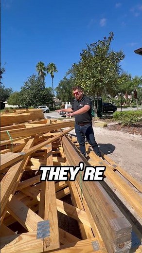DID YOU KNOW? Trusses need proper support even before install—how you store them matters.