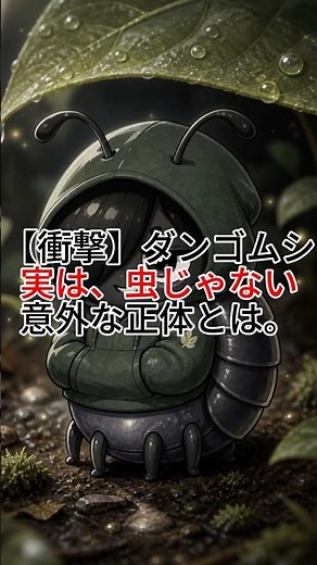 【衝撃】ダンゴムシ、実は虫じゃない…意外な正体とは? #shorts #雑学 #ダンゴムシ #昆虫 #虫