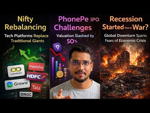 Is recession started? Nifty rebalancing with Startups! IPO:Phonepay,OYO,Zepto,Flipkart:Business News