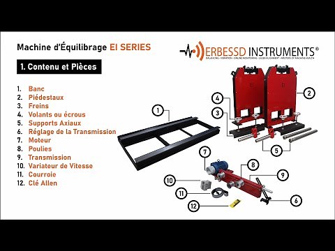 Assemblage d'une Machine à Équilibrer EI Series Erbessd Instruments