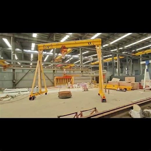 NYBON Heavy Duty Portable Gantry Crane - Full Load Test in Our Factory
