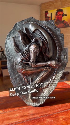 Deep Tale - ALIEN 3D WALL ART relief, plaque, 1/3 scale, Alien: Romulus