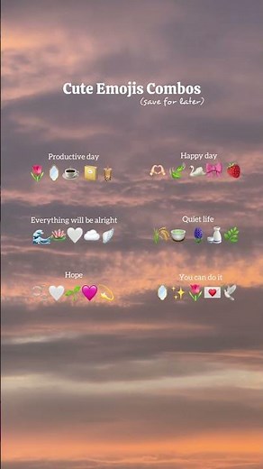 Cute Emojis Combos | Aesthetic Emojis🧚🏻 #aesthetic #cute
