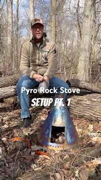 🔥 Pyro Rock Stove Setup Tutorial PT. 1 #camping #hiking #hunting #backpacking