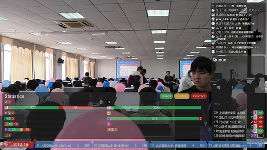 2024ICPC全国邀请赛（武汉）正赛直播回放 2