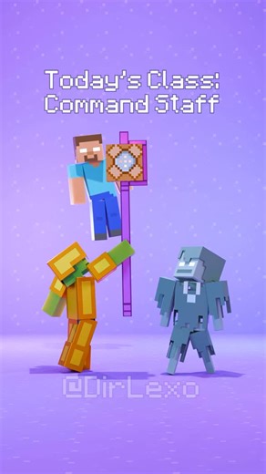 Alejandro Willelm on Instagram: "The Monster School: A New Lesson | COMMAND STAFF🔥✨😱 #minecraft #blenderanimation #animation #blender3d #learning #monsterschool"