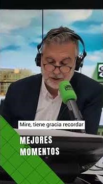 The moment when Alsina recalled Sánchez's famous phrase: "Who does it depend on?"