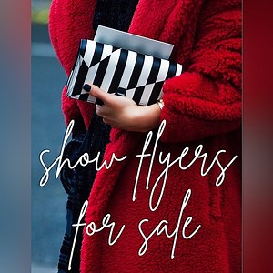 Package of TWO Share Show Flyers OR One Video. Custom flyers, never duplicated.