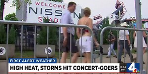 Fans at George Strait, Chris Stapleton concert face weather woes