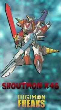 Shoutmon X4S The Perfect Digimon of Synthetic Type and Attribute Data