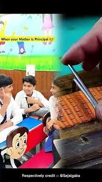 When your mother is principal👩‍🏫. #shorts #shortsfeed #funny #comedy #fyp