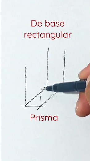 Como dibujar un prisma rectangular #shorts #fypシ #tutorial #dibujo #art #drawing #geometry #cubo