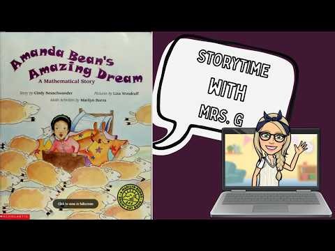 Amanda Bean's Amazing Dream A Mathematical Story by Cindy Neuschwander Pictures by Liza Woodruff 1