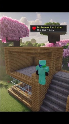 Minecraft Easy Starter House That Looks INSANELY Good! 🏡✨ #minecraft