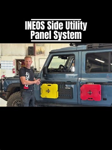 Ineos Grenadier Side Utility Panel System | Modular Overland Setup #ineos #dirtboxoverland