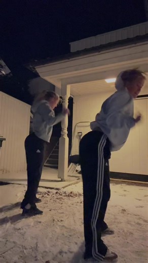 Dance Practice with Best Friends in Matching Hoodies