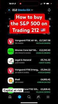 How to buy the S&P 500 on Trading 212 🇺🇸👌