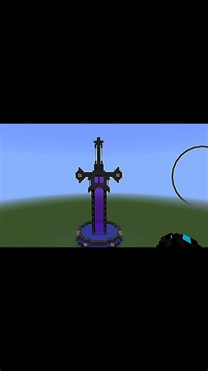 nether portal sword in Minecraft