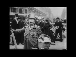 Film about Country Bumpkin Visiting Paris in the 1900s - Film 1011099