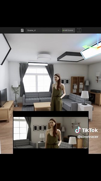 Using Cine Tracer 2 to visualize some cinematic interior lighting