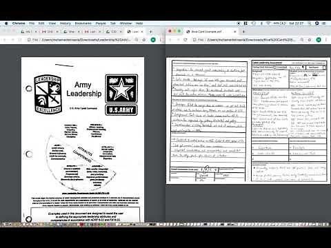 Blue Card Walkthrough. Army ROTC Leadership Lanes