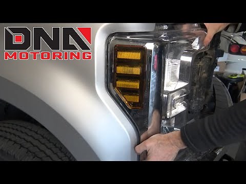 How to Install 17-20 Ford Superduty F250 F350 F450 F550 Headlights