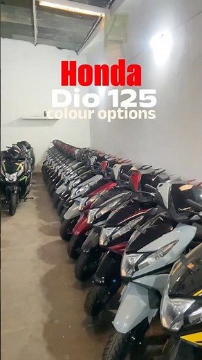 Honda Dio 125 All Colours Options! #honda #dio #scooter
